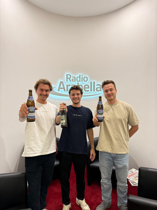 Bavarian Sons zu Gast im Studio bei Radio Arabella