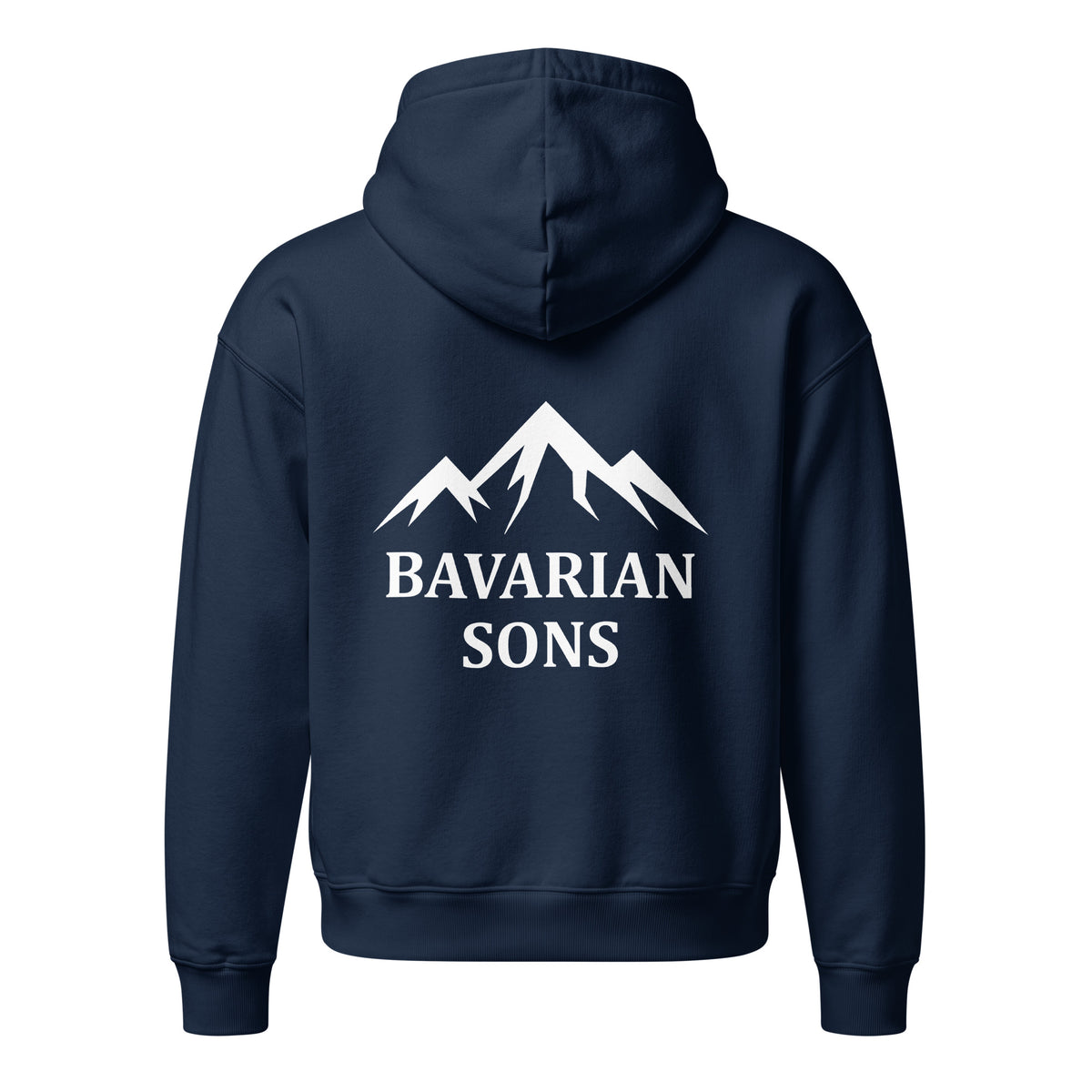Bavarian Sons Damen Oversized Hoodie in Navy mit Logo