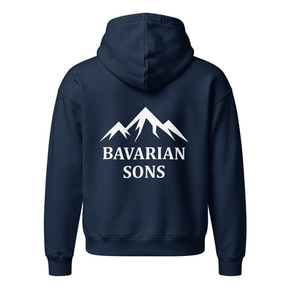 Bavarian Sons Herren Oversized Hoodie in Navy mit Logo