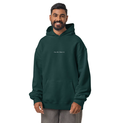 Bavarian Sons Herren Oversized Hoodie in Amalfi mit Bavarian-Sons-Slogan